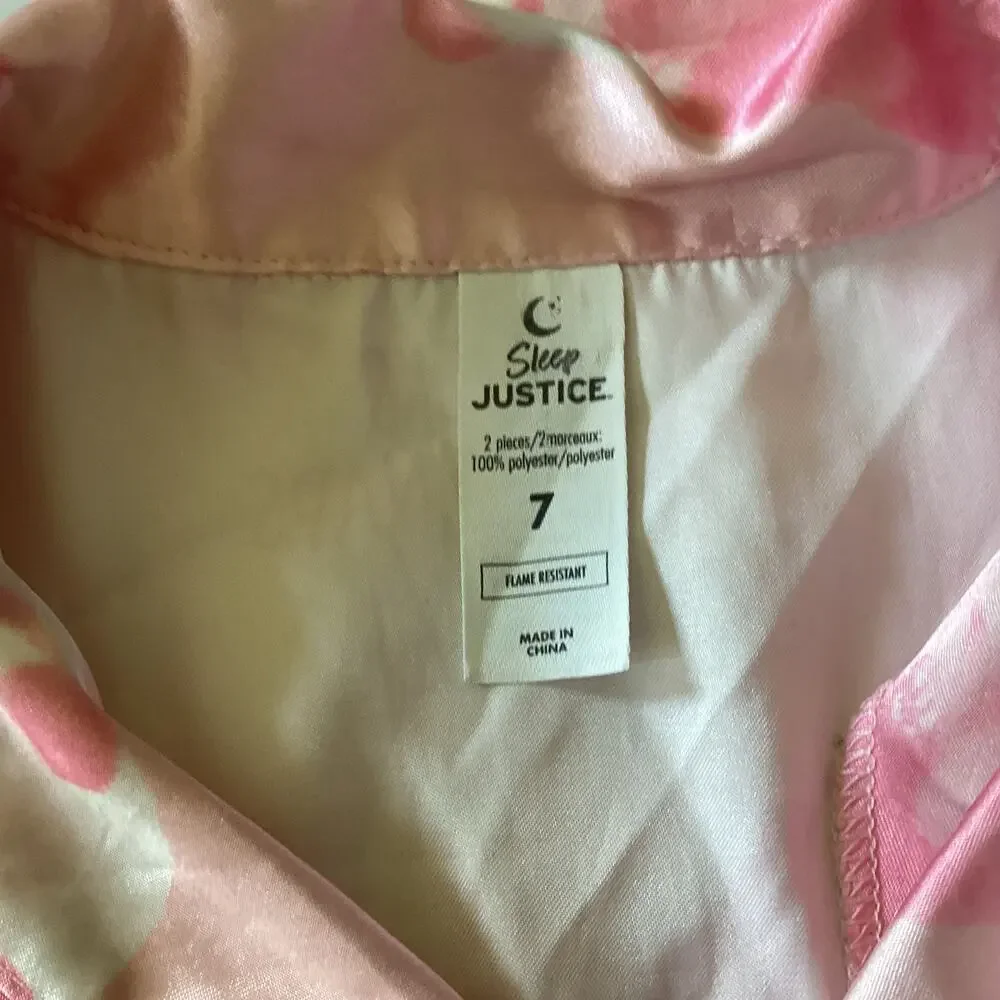 Justice Satin Pajama Top